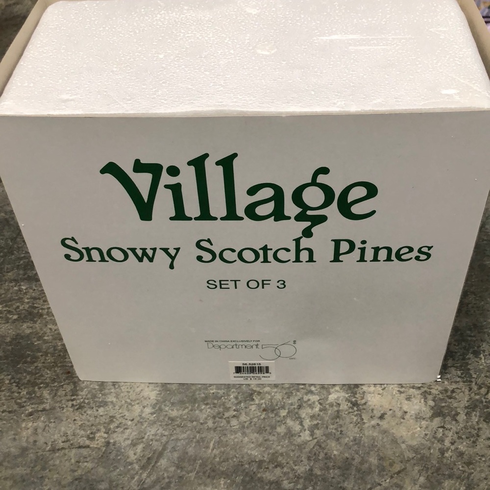 Department 56 Village Trees